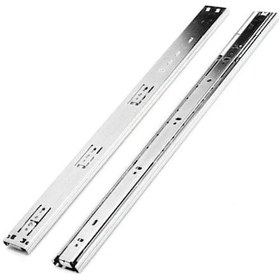 Resim Samet Galvan Teleskopik Frenli Çekmece Rayı 35 x 350 CM Gri 