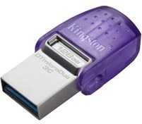 Resim Kingston 128GB DTDUO3CG3/128 DataTraveler microDuo 3C 200MB-s dual USB-A + USB-C Flash Bellek ORİJİNAL VE 5 YIL GARANTİLİ // HIZLI TESLİMAT // FATURALI