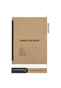 Resim Personel Özlük Dosyası 8 Yapraklı Metal Askılı 50 Adet 