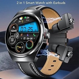 Resim Kulaklıklı Akıllı Saat, 1,53 İnç HD Ekranlı Akıllı Saat, 7.0 Ve Üzeri Için 2'si 1 Arada NFC Spor Saati 