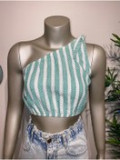 Resim sade boutiqque Tek Omuz Crop 