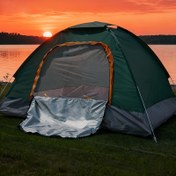 Resim ALPACA OUTDOORS Otomatik Taşınabilir Katlanır Çadır Saklama Özellikli - Kolay Kurulum, Hafif ve Dayanıklı Tekli/Ciftli Kamp için, Tüm Mevsim Kullanım, Fermuarlı Giriş, Kamp Çadırı, Dış Mekan Barınağı, Modern Kamp Malzemeleri, Sağlam Yapı 
