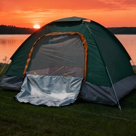 Resim ALPACA OUTDOORS Otomatik Taşınabilir Katlanır Çadır Saklama Özellikli - Kolay Kurulum, Hafif ve Dayanıklı Tekli/Ciftli Kamp için, Tüm Mevsim Kullanım, Fermuarlı Giriş, Kamp Çadırı, Dış Mekan Barınağı, Modern Kamp Malzemeleri, Sağlam Yapı 