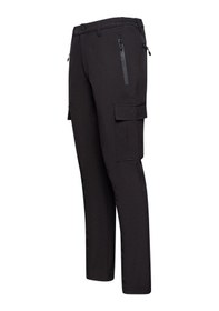 Resim 2as Barunas Erkek İnce Softshell Kargo Pantolon Siyah 