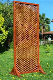 Resim Mandu Ahşap Paravan Seperatör 