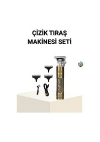 Resim Ceylan Adam T Bıçaklı Profesyonel Çizik Tıraş Makinesi Seti 120 Dakika Kullanım, Şarjlı & Kablolu 