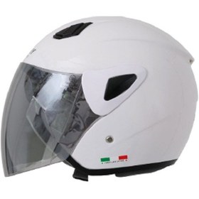 Resim Sway Beyaz Çene Açık Large Beden Kask Çok Renkli 