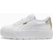 Resim Puma Karmen Metallic Shine White Silver-gold Kadın Spor Ayakkabısı 395099-01 Çok Renkli 