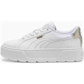 Resim Puma Karmen Metallic Shine White Silver-gold Kadın Spor Ayakkabısı 395099-01 Çok Renkli 