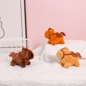 Resim OEMG Yeni Küçük Peluş Kolye Okul Çantası Çekicilik Anahtarlık Yeni Butik Kapma Makinesi Klip Bebek Makine Bebekleri (Yurt Dışından) 