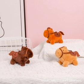 Resim OEMG Yeni Küçük Peluş Kolye Okul Çantası Çekicilik Anahtarlık Yeni Butik Kapma Makinesi Klip Bebek Makine Bebekleri (Yurt Dışından) 