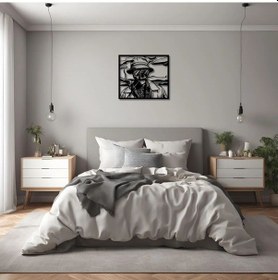 Resim Dekoratif Metal Sanatı Las Vegas İskeletinde Korku Ve Nefret Metal Duvar Tablosu Pop Art 