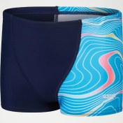Resim Speedo Digital Allover V-cut Aquashort Erkek Çocuk Mayo Lacivert 