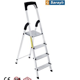 Resim Saraylı Alüminyum Merdiven 3+1 4'Lü 