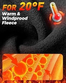 Resim Yutdeng Kar maskesi, motosiklet, kış, erkekler ve kadınlar için, kar maskesi, rüzgar geçirmez, yüz maskesi, sıcak tutan fırtına maskesi, kayak maskesi, fırtına şapkası, maske, çok fonksiyonlu, ince 