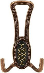 Resim Badem10 Nobel Portmanto Vestiyer Duvar Askısı Dolap Elbise Askılığı Antik Bakır 