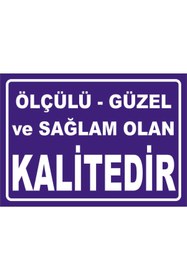Resim vizyon trafik Kalitedir 70x100 Cm Sticker 
