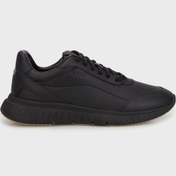 Resim BOSS Deri Logolu Sneaker Ayakkabı Erkek AYAKKABI 50552902 005 
