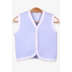 Resim Breeze Erkek Bebek Yelek Çıtçıtlı Bebe Mavisi (0-3-9 Ay) (541481391) Bebe Mavisi|4 Ay 