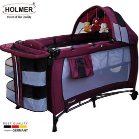 Resim Holmer Kids Maxi Comfort Eurostyle Oyun Parkı Park Yatak 60 x 120 CM 