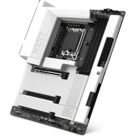 Resim Nzxt N7 Z890 - Core Ultra Için Intel Z890 Lga 1851 Atx Oyun Anakartı (Seri 2) - 16+1+2, Ddr5, 5x M.2, Pcıe 5.0, Wi-Fi 6e, 2.5gbe, Thunderbolt 4 - Tam Kapsam - Beyaz 