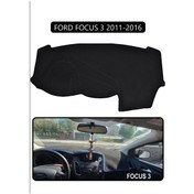 Resim Ford Focus 3 2011-2016 Torpido Koruma Halısı Siyah Kenar 