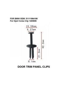 Resim Opel Astra H Tampon Klipsi 51111964186 555909427 