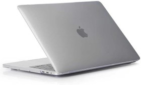 Resim Macbook Air 13.6inç M3 A3113 ile uyumlu Kılıf Kristal Ön Arka Şeffaf Kapak Renksiz 