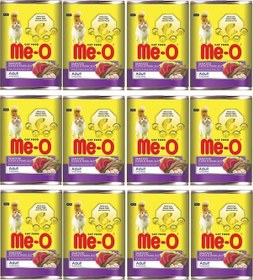 Resim Me-o Deniz Lezzetleri Karides Soslu Yetişkin Kedi Konservesi 400 Gr 12adet 