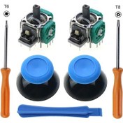 Resim Mavi Siyah-jcd 3d Analog Joystick Sensörü Modülü Potansiyometre Başparmak Çubuğu Microsoft Xbox One Serisi Sx Dene 