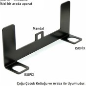 Resim Universal İsofix Demir Braketi 