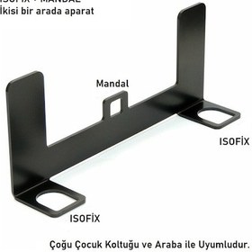 Resim Universal İsofix Demir Braketi 