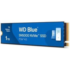 Resim Wd Blue Sn5000, Wds100t4b0e, 1tb, 5150/4900, Gen4, Nvme Pcıe M.2 2280, Ssd 