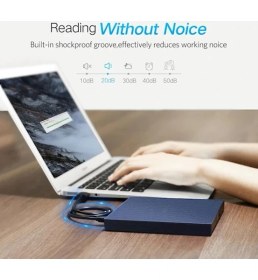 Resim Ugreen 40576 CM138 Usb-A 2.0 Ince Taşınabilir DVD Yazıcı Okuyucu 