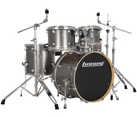 Resim Ludwig Element Evolution LE520028 5 PC 20" Platinum Sparkle Bateri Seri 