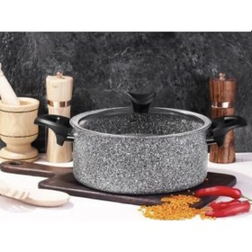 Resim Taç Ultra Granit Derin Tencere 20 CM 