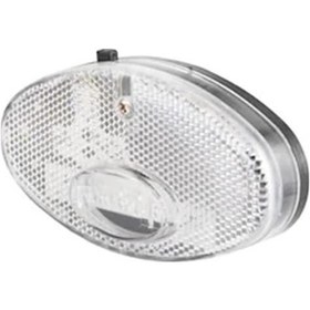 Resim Jıngyı Bisiklet Ön Sepet Işık 2 Mod Pilli Beyaz - Beyaz 