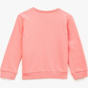 Resim Kız Bebek Unicorn Baskılı Sweatshirt Pamuklu 