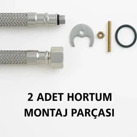 Resim T-mix Lenta Lavabo Bataryası Çift Su Girişli Garantili 