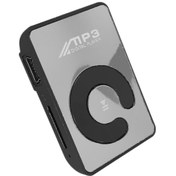 Resim Geeksen Spor İçin Taşınabilir Siyah Mp3 Çalar - Mini Boyutlu, Kanca Özelliği, 8gb Tf Kart Desteği 