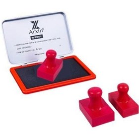 Resim Mühür Kauçuk Alaşım Kırmızı Kaşe Dikdörtgen 20x30mm 
