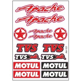 Resim A4 Sticker 101 Tek Paket Çoklu Sticker Çok Renkli 