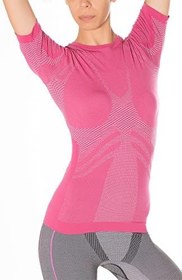 Resim Kadın Energy Exercise Fit Kısa Kollu Dikişsiz Spor Tişört 