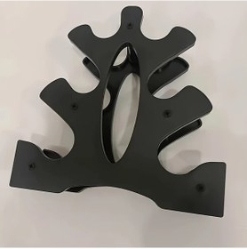 Resim Sunshine011 1 Adet Ev & Spor Salonu İçin 3 Katlı Dambıl Rafı - Taşınabilir Kompakt Fitness Ekipmanı 