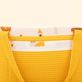 Resim Bebek Bakım Çantası - Hardal Petek - Sarı Ev 