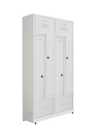 Resim Soyunma Dolabı Std Z Tipi 4'lü 80x40x185 Cm Gri 