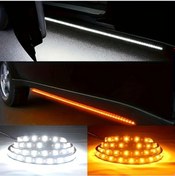 Resim Cloudstore 60 İnç 2li Sıralı Amber Led Kamyon Işıkları Esnek Aydınlatma Şeridi 12v 