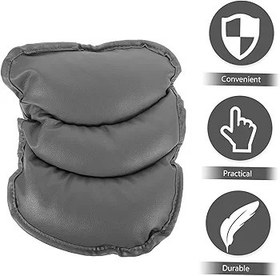 Resim HAPINARY Araba Kol Dayama Pedi Oto Konsol Pedi Kol Dayama Koruyucu Sağlam Pu Gri Araçlara Uygun 