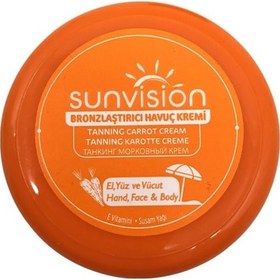Resim Sunvision Bronzlaştırıcı Havuç Kremi 100 ML 