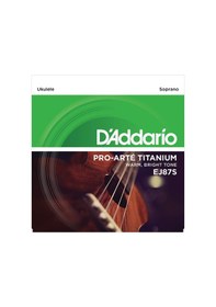 Resim Daddario Ej87s Soprano Ukulele Teli Pro-arte Titanium 